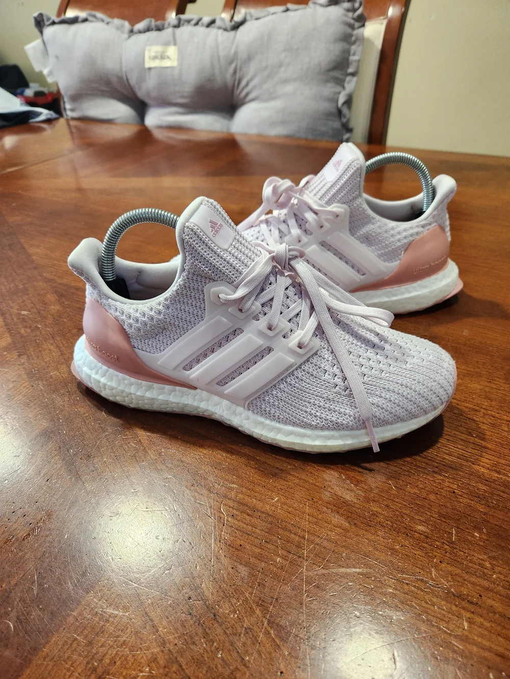 adidas Ultraboost 4.0 Sneakers in Light Pink and White Size 7 Youth Or 8.5 Women